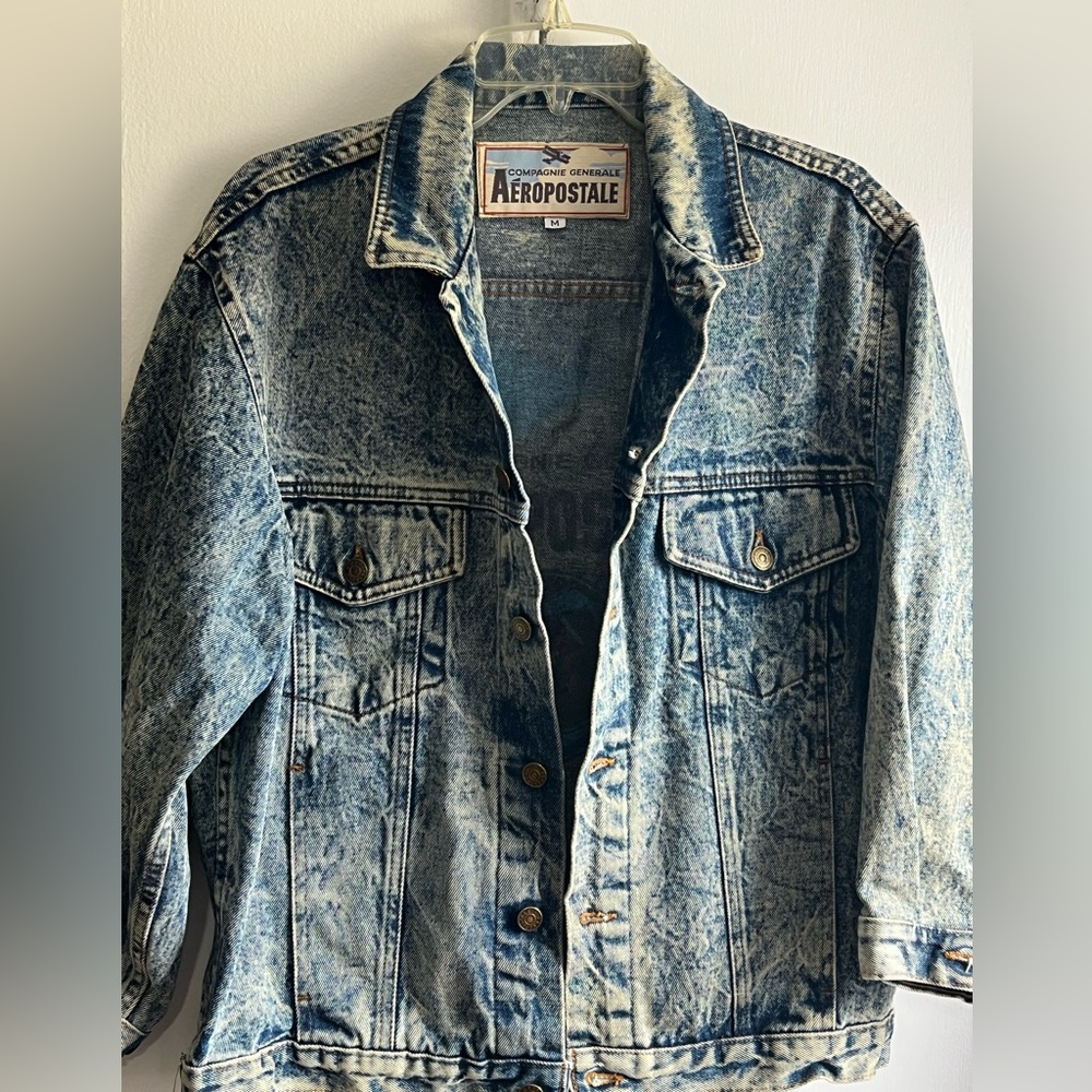 Aeropostale Vintage Blue Denim Jacket
